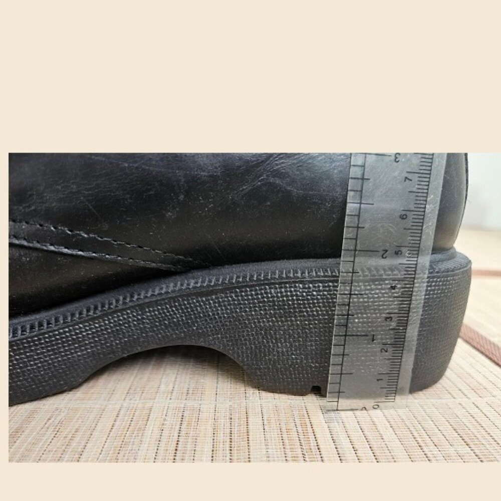 Chunky Spanish Leather Platform Oxfords - Picture 8 of 10